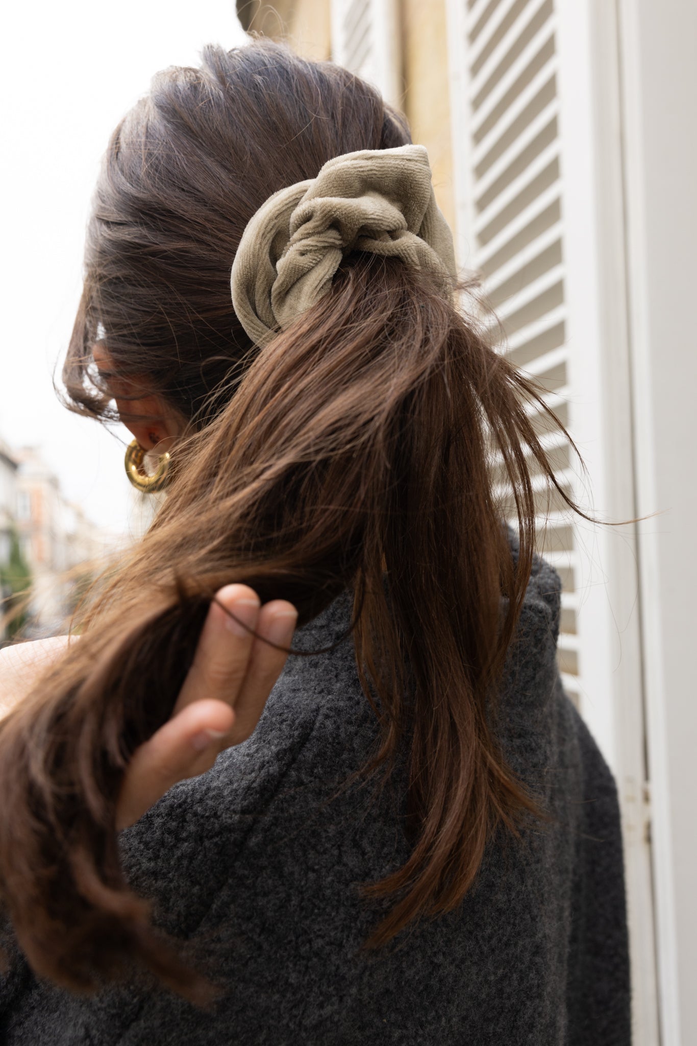 CHOUCHOU | VELOURS KAKI