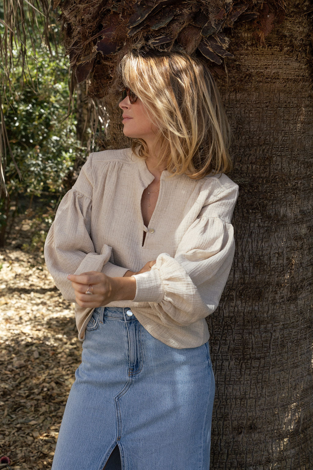 BLOUSE LANCELOT | BEIGE