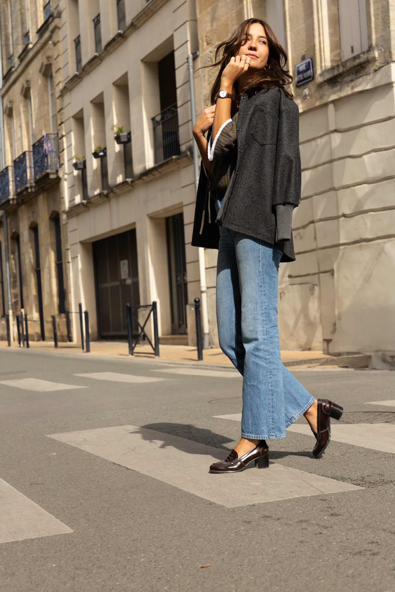 MANTEAU JOSEPHA | GRIS ANTHRACITE