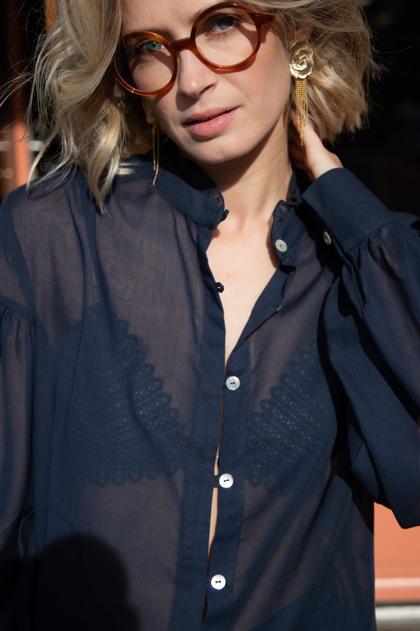 BLOUSE LANCELOT | NAVY