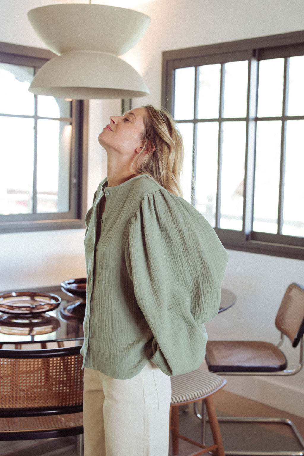 BLOUSE TERENCE | VERT SAUGE