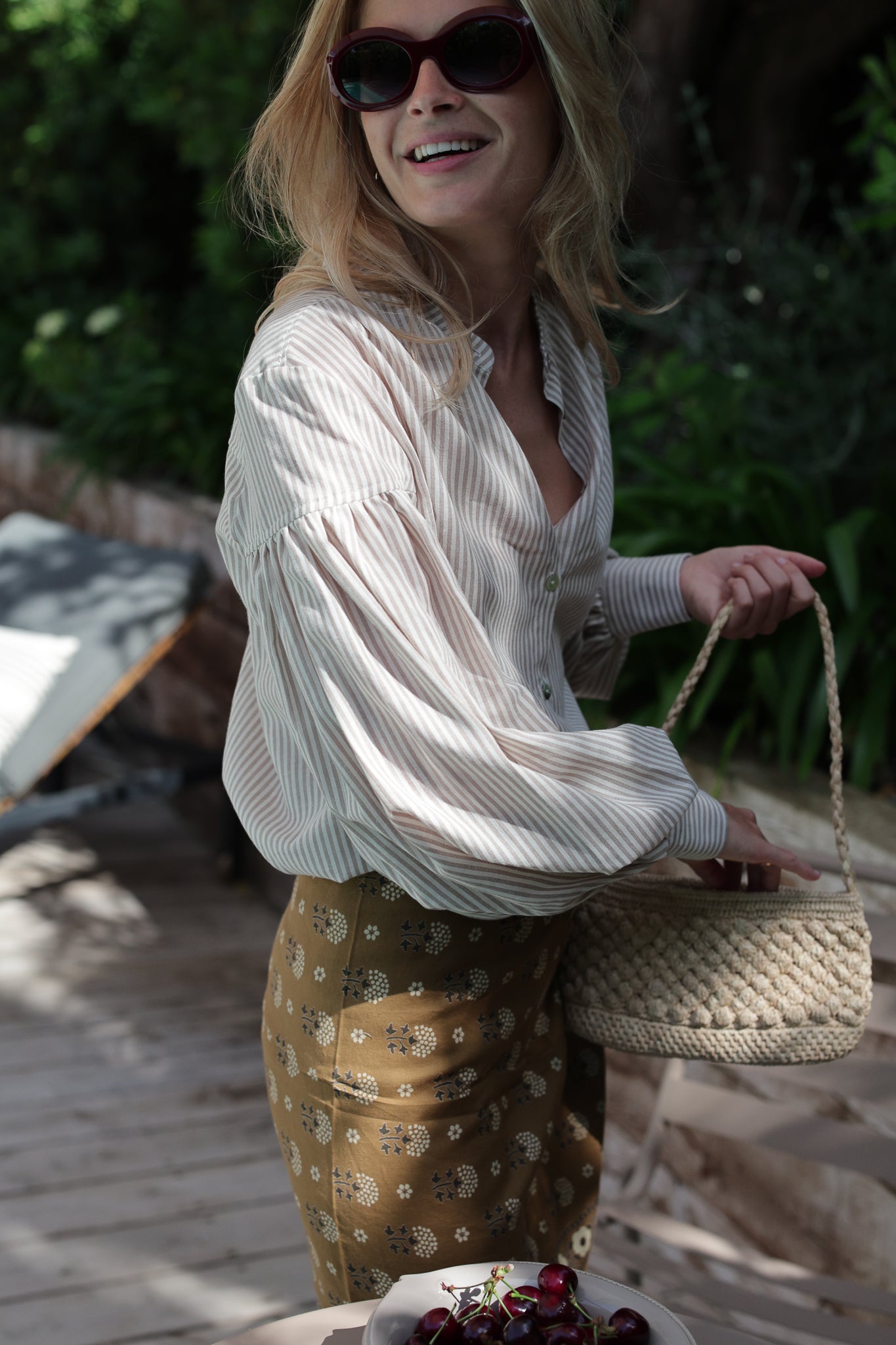 BLOUSE LANCELOT | RAYURE BEIGE