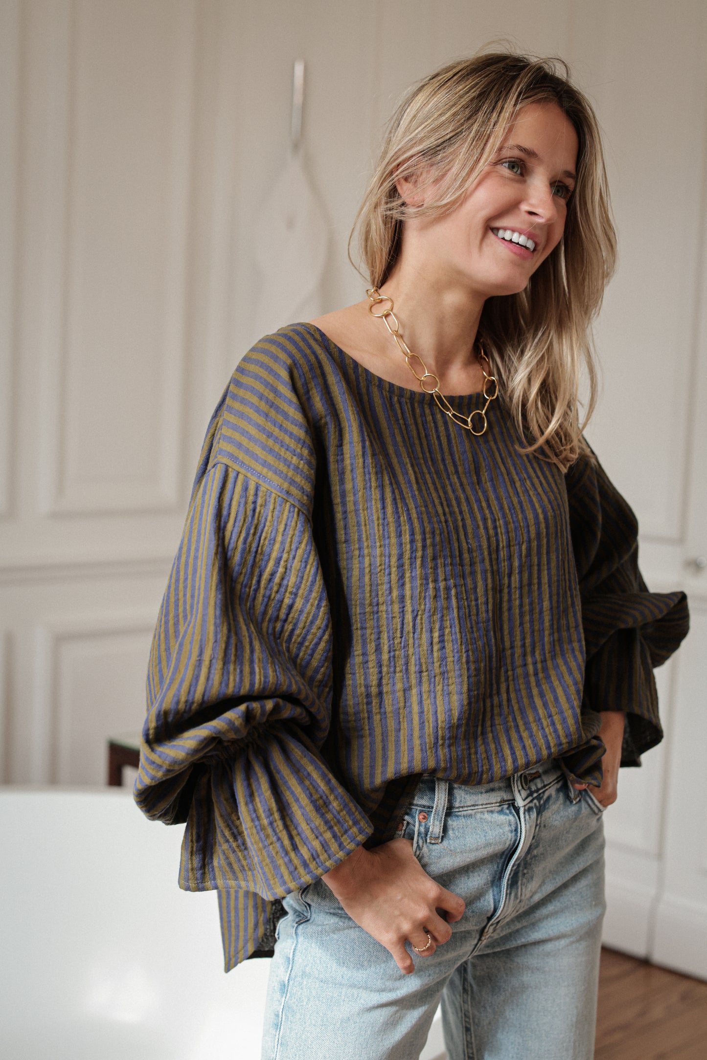 TOP BALTHAZAR | KAKI & MARINE