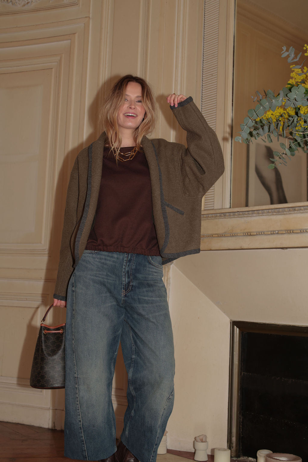 VESTE ROMY OVERSIZE | KAKI