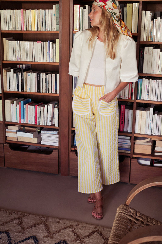 VESTE MINI CAPRI | CREME