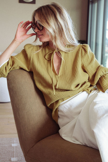 BLOUSE CLOVIS | MOUTARDE