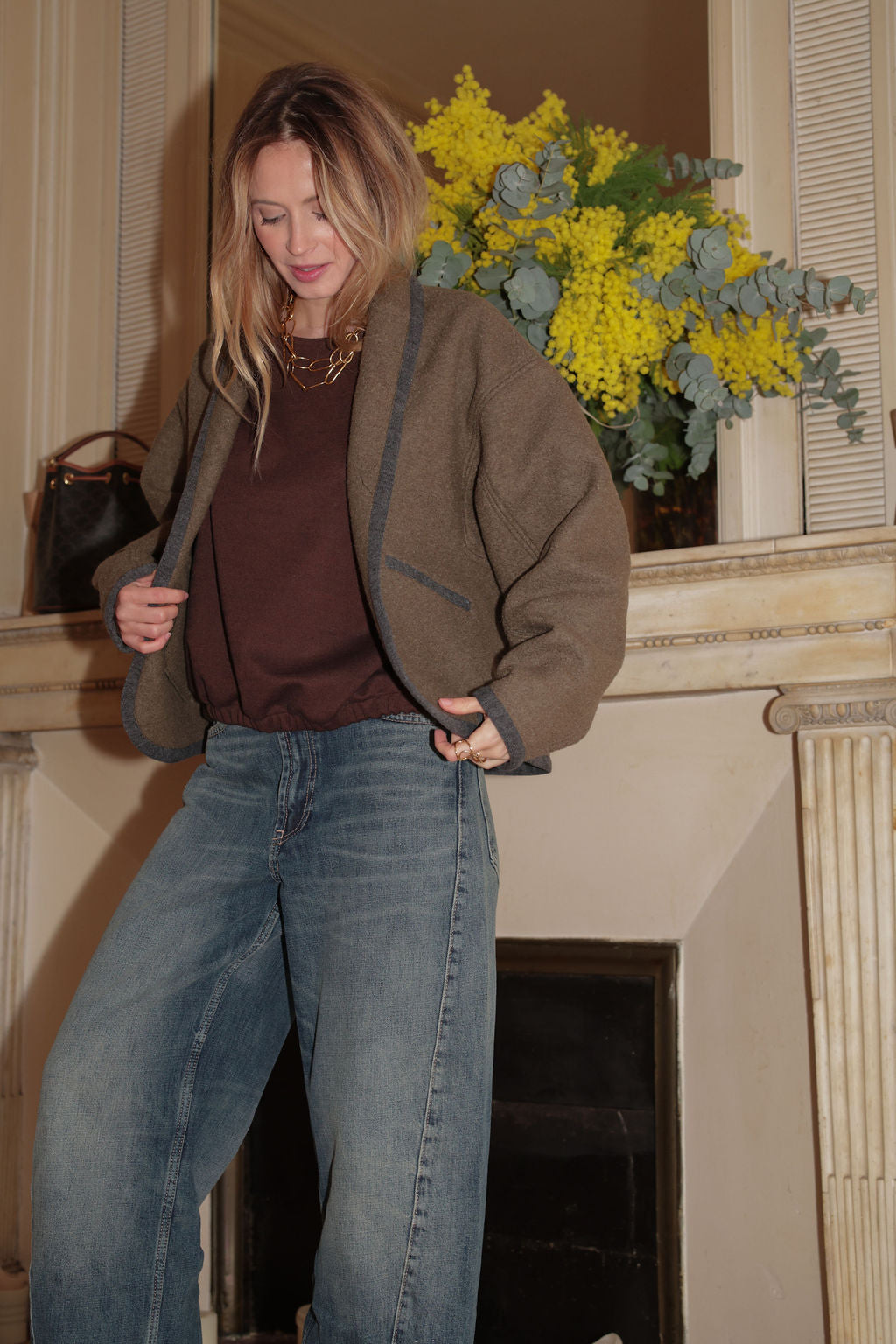 VESTE ROMY OVERSIZE | KAKI