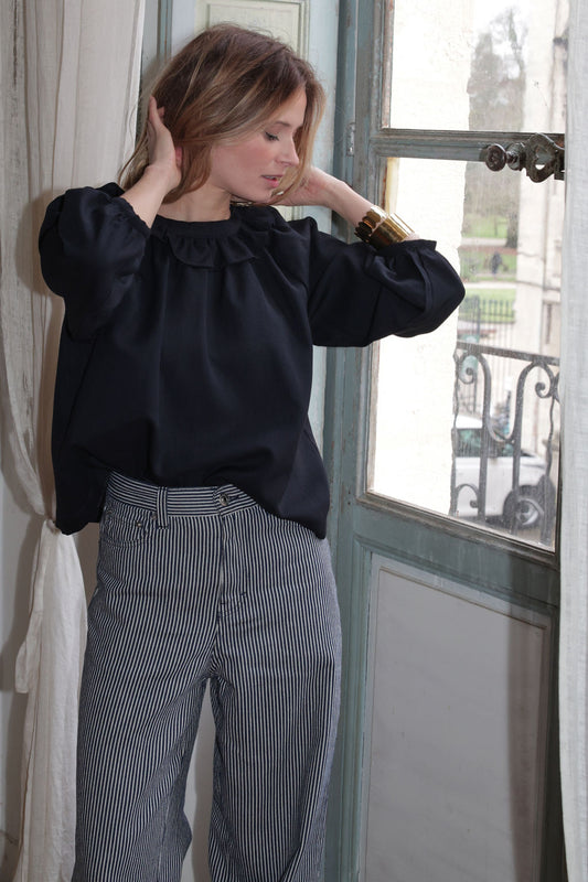 BLOUSE CÉLESTE | BLEU NUIT