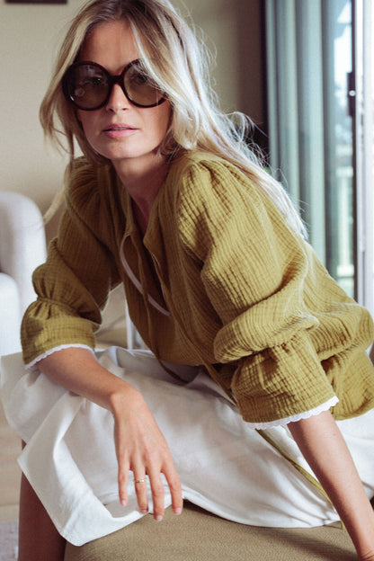 BLOUSE CLOVIS | MOUTARDE