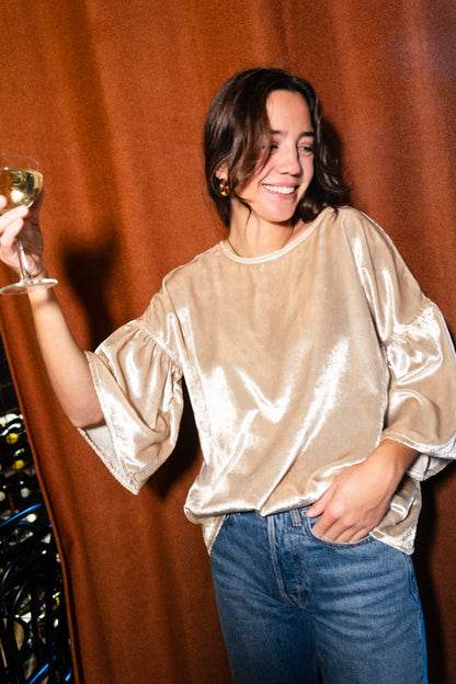 TOP THELMA | CHAMPAGNE