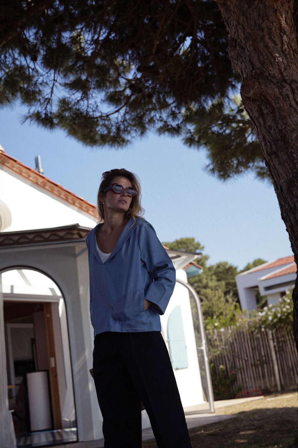 VAREUSE LOLA | CHAMBRAY DENIM