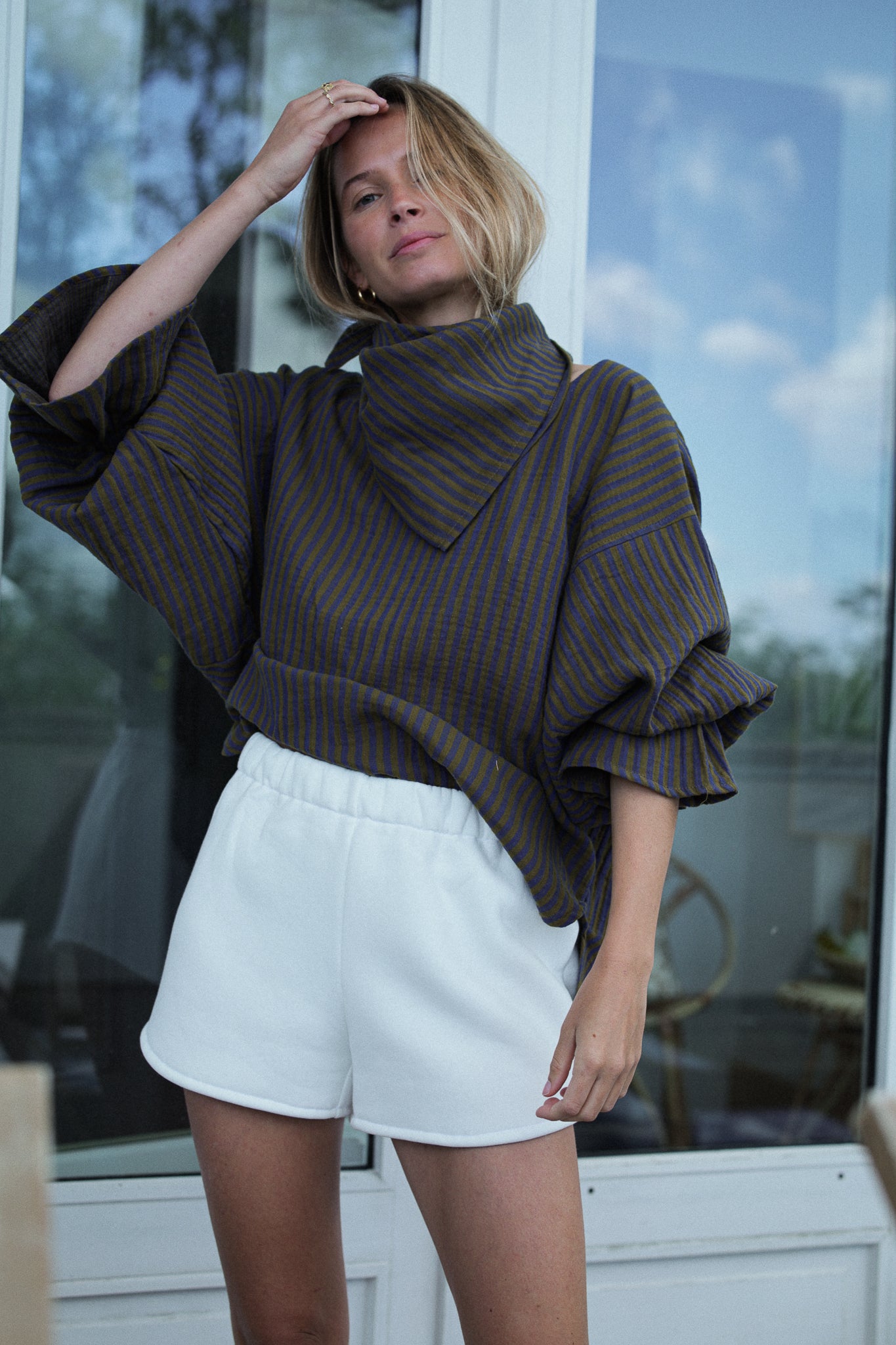 FOULARD | MARINE & KAKI