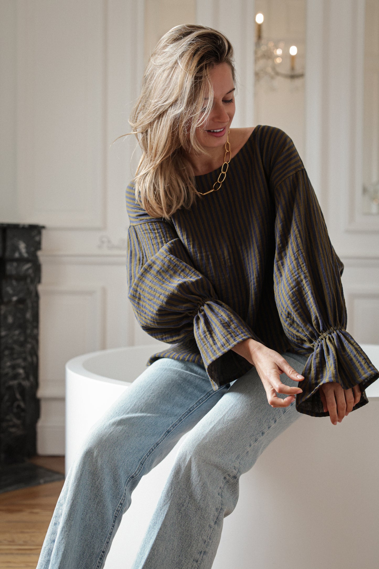TOP BALTHAZAR | KAKI & MARINE