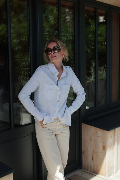 CHEMISE JANE | RAYÉE CIEL