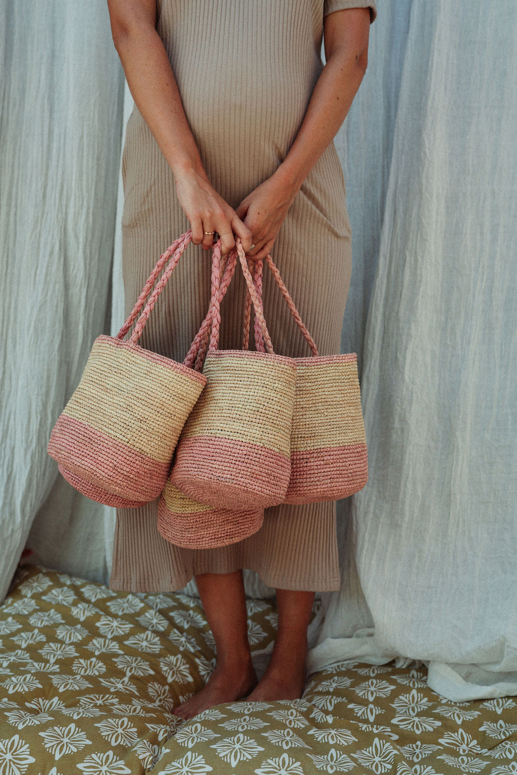PANIER | NATUREL ROSE