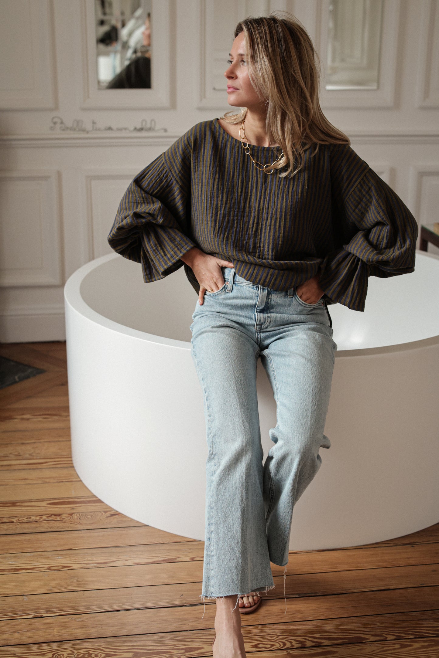 TOP BALTHAZAR | KAKI & MARINE