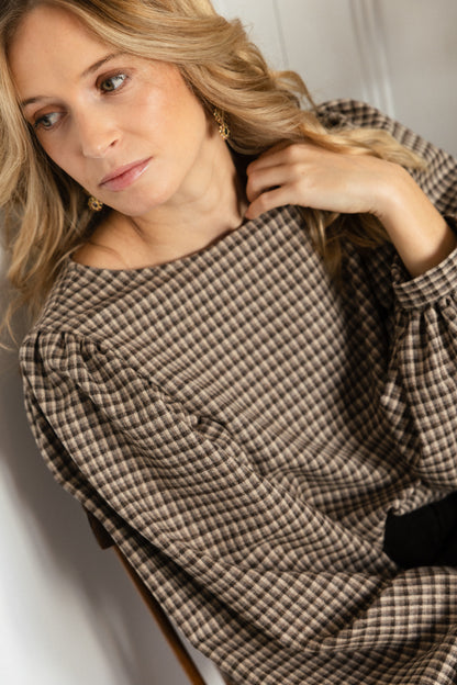 BLOUSE TERENCE | MINI TARTAN