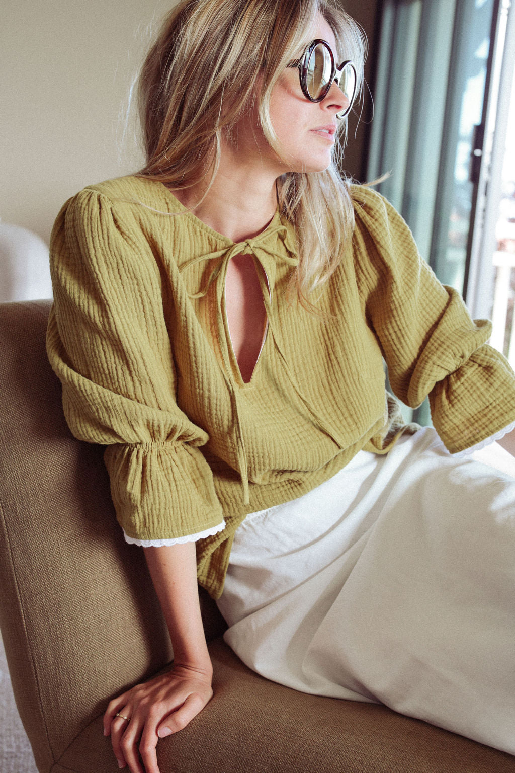 BLOUSE CLOVIS | MOUTARDE