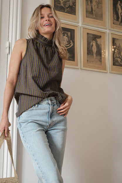 TOP TOBIAS | KAKI MARINE