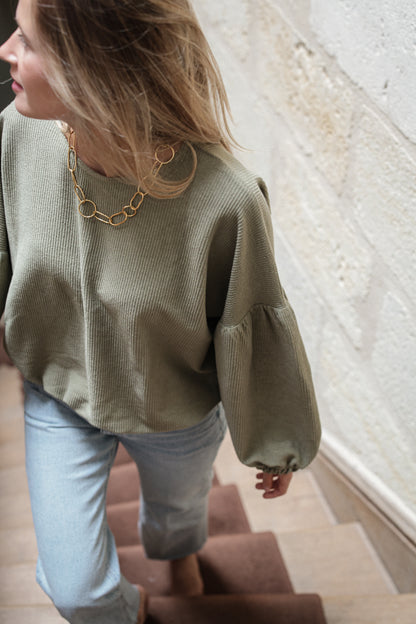 SWEAT PLUME | KAKI