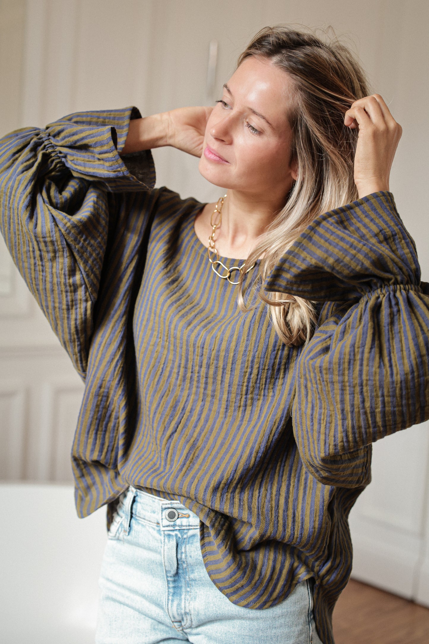 TOP BALTHAZAR | KAKI & MARINE