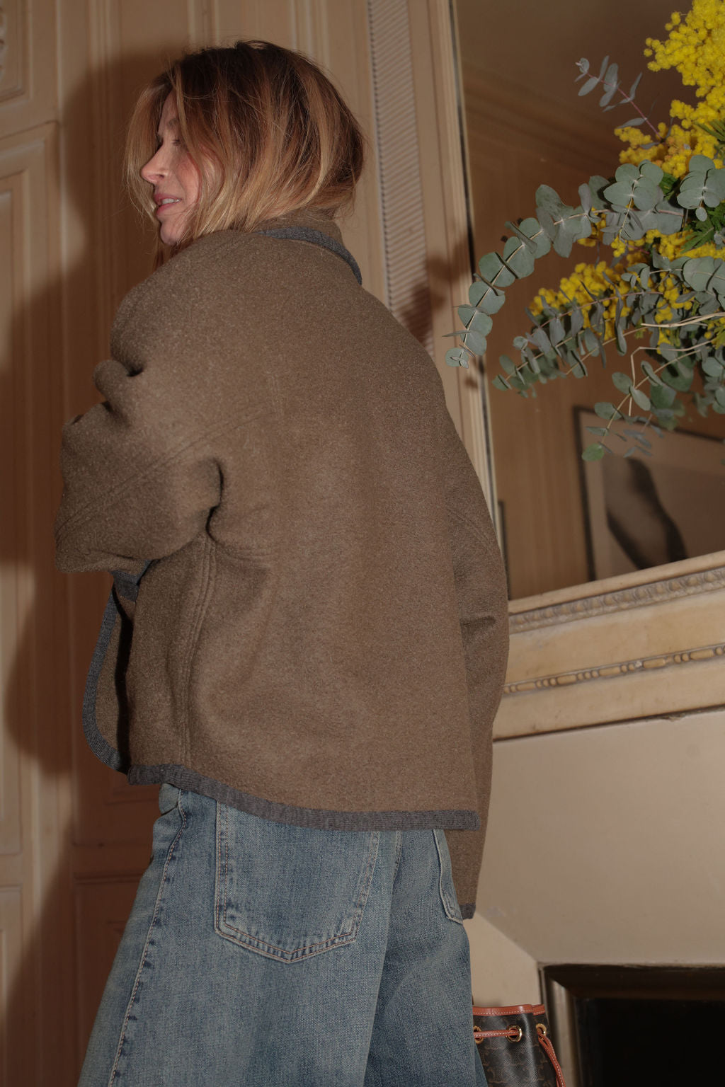 VESTE ROMY OVERSIZE | KAKI