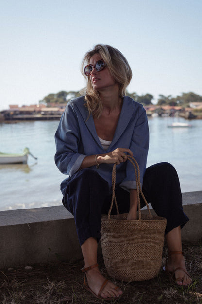 VAREUSE LOLA | CHAMBRAY DENIM