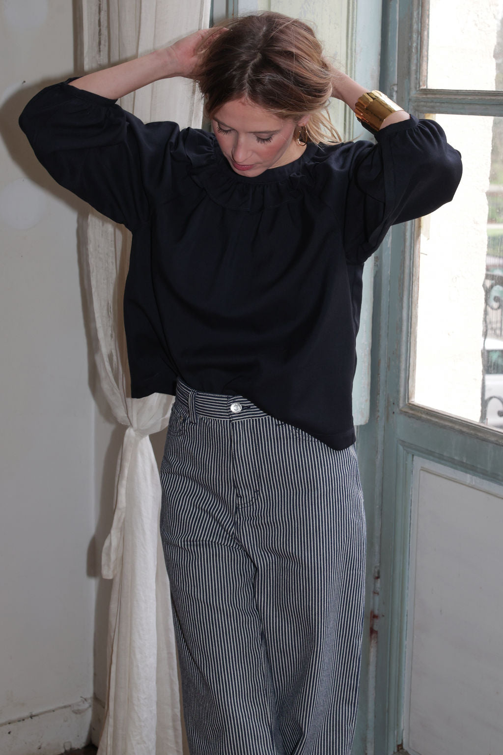 BLOUSE CÉLESTE | BLEU NUIT