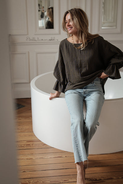 TOP BALTHAZAR | KAKI & MARINE