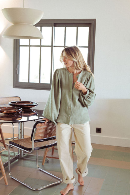 BLOUSE TERENCE | VERT SAUGE