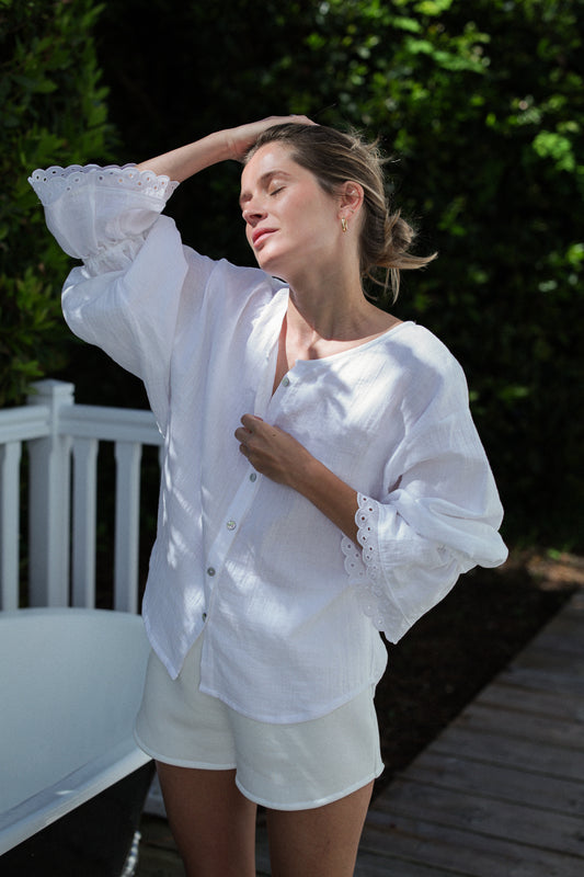 BLOUSE TOSCANE | GAZE BLANCHE