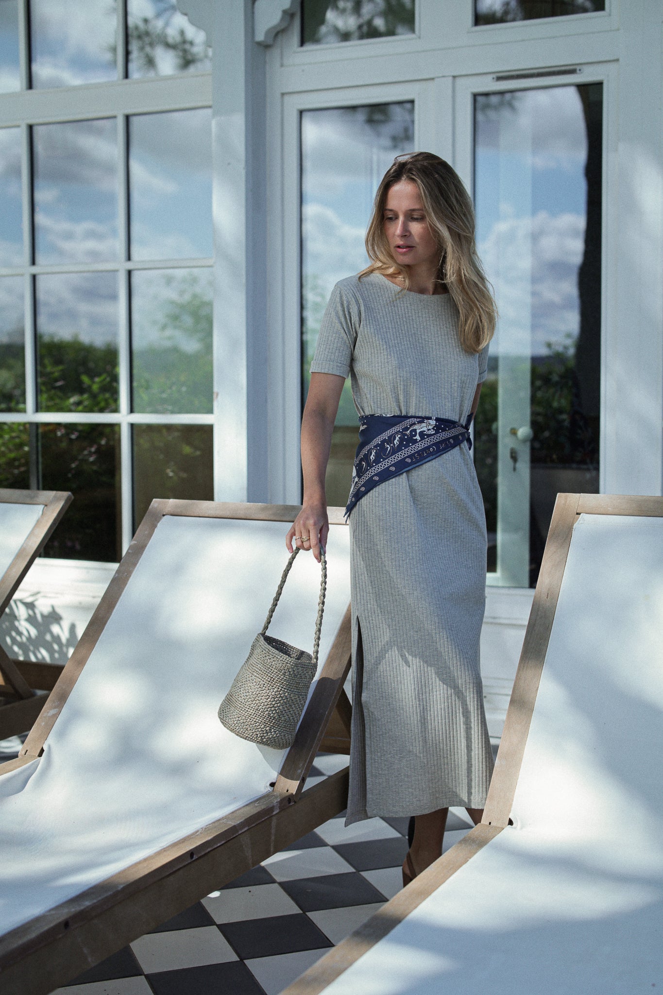 ROBE RITA | GRIS