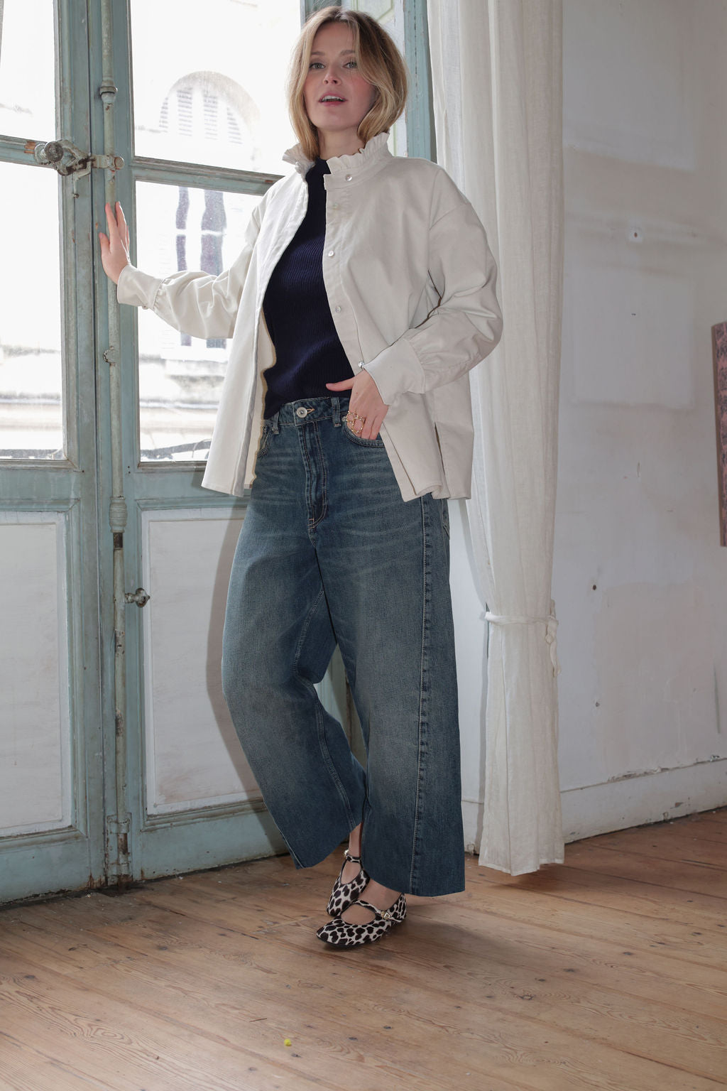 CHEMISE GISÈLE | ÉCRU