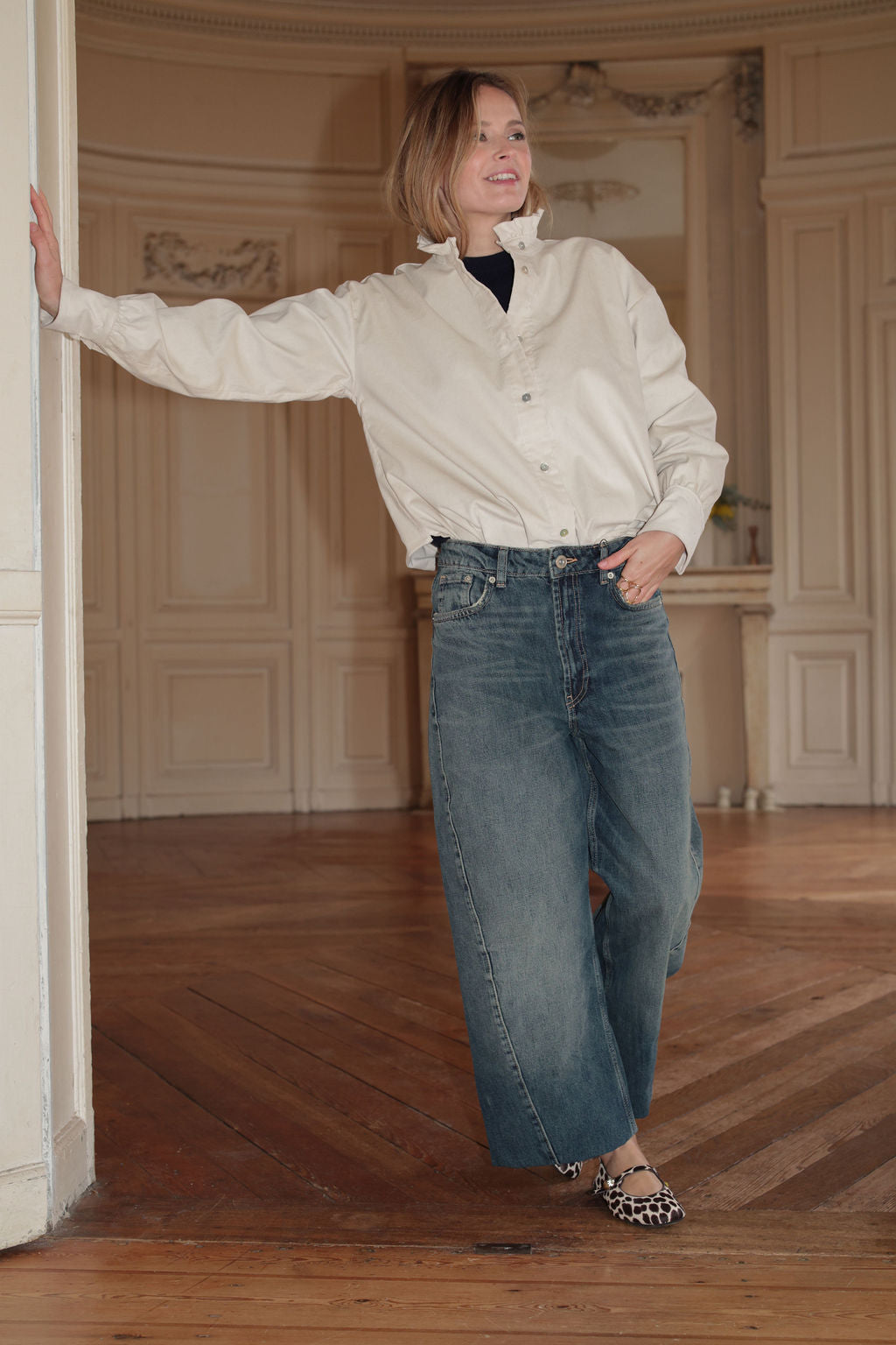 CHEMISE GISÈLE | ÉCRU