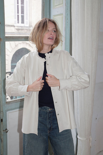 CHEMISE GISÈLE | ÉCRU