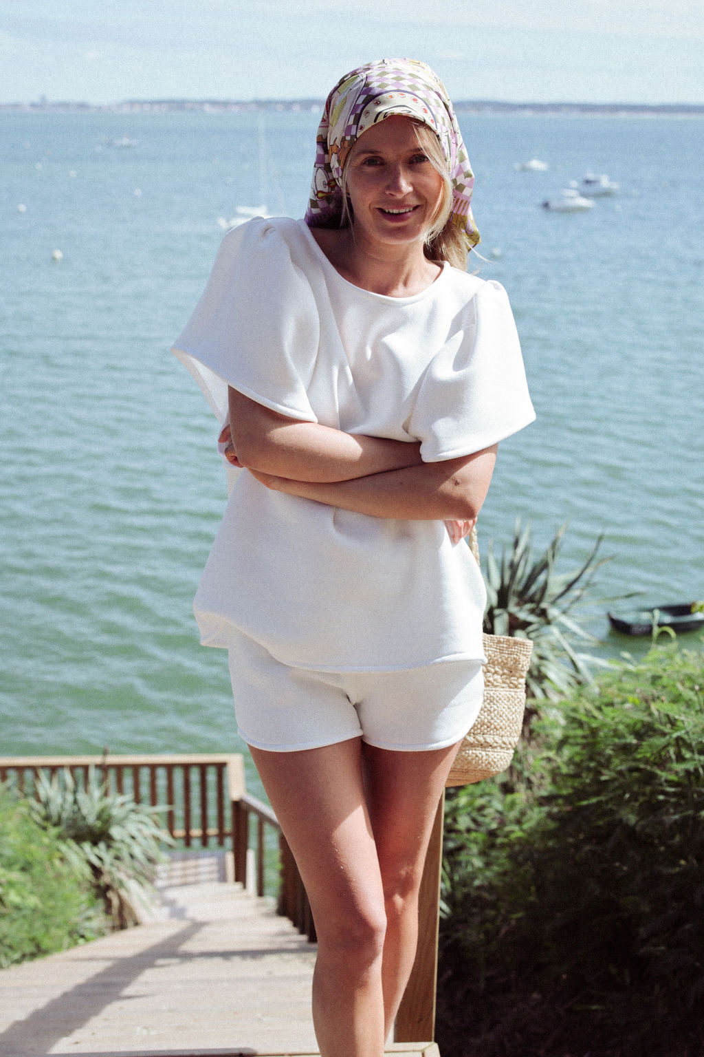TOP GEORGES | SWEAT BLANC