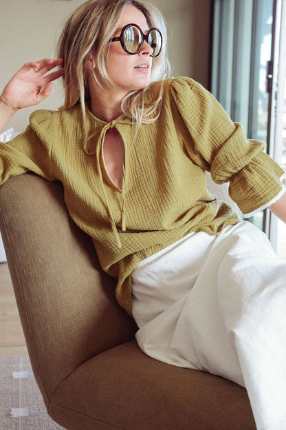 BLOUSE CLOVIS | MOUTARDE