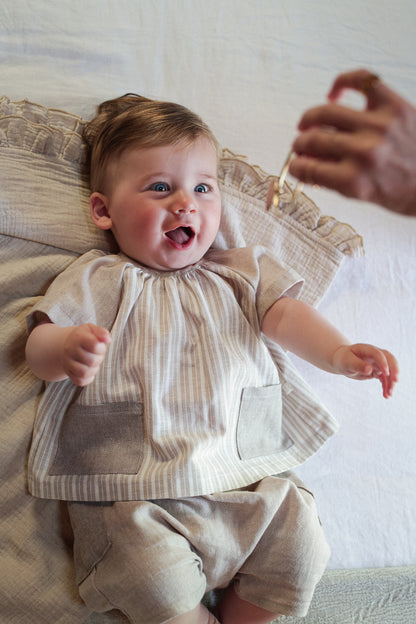 BABY GUIMPE | BEIGE