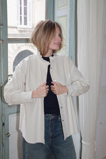 CHEMISE GISÈLE | ÉCRU