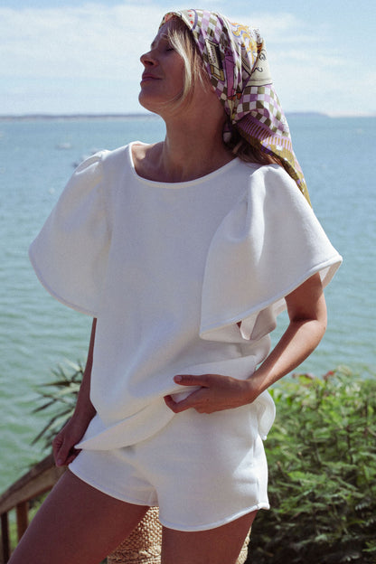 TOP GEORGES | SWEAT BLANC