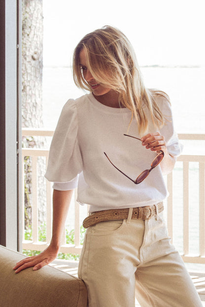 SWEAT VALERAN |  EPONGE BLANC