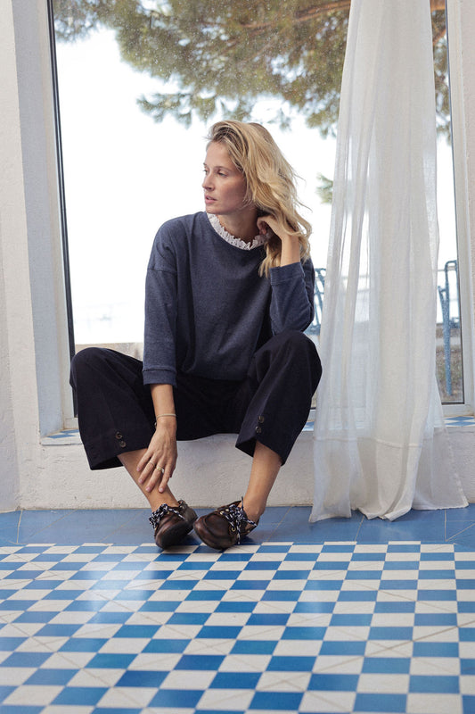 TOP PIA | BLEU DENIM