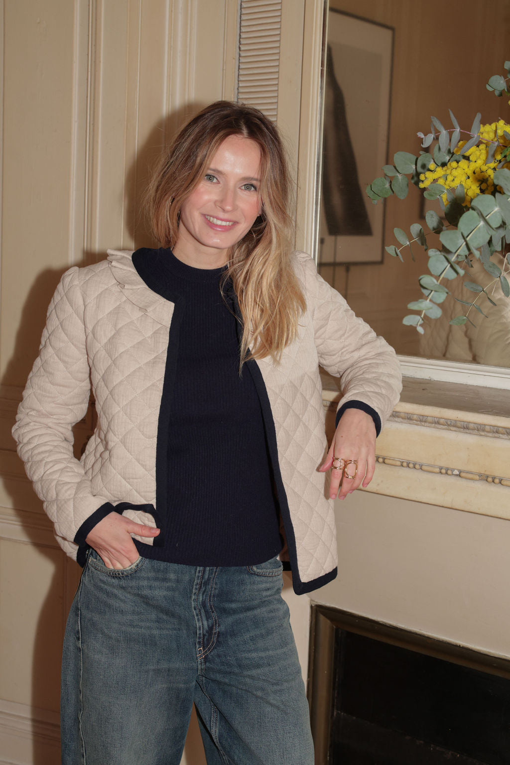 VESTE LALIE | CRÈME