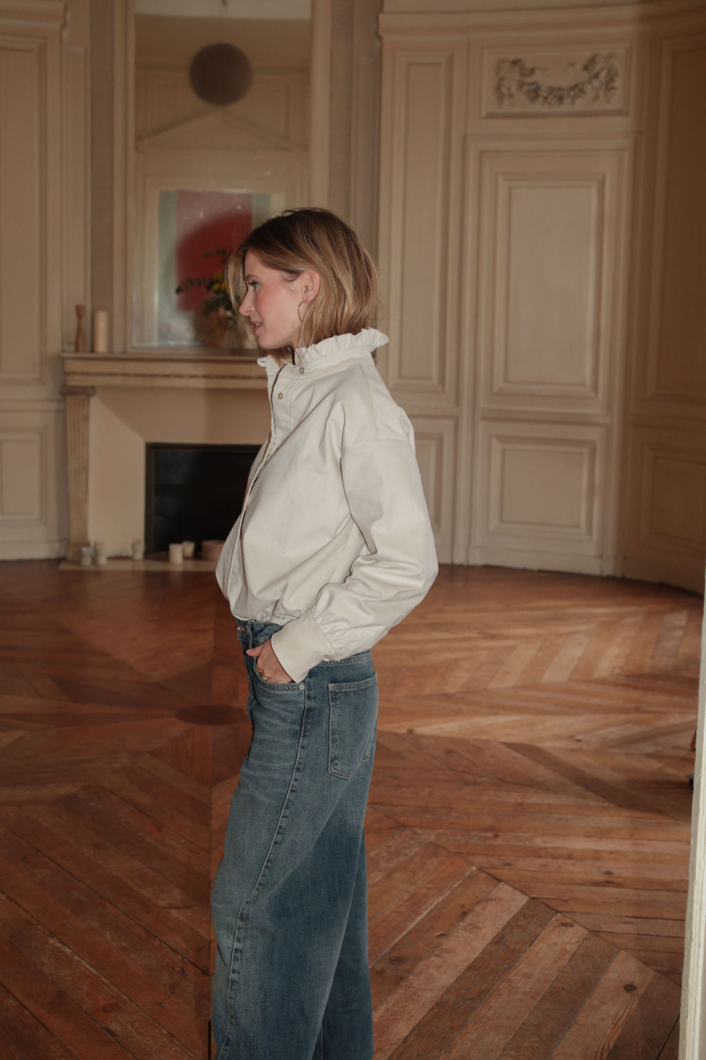 CHEMISE GISÈLE | ÉCRU