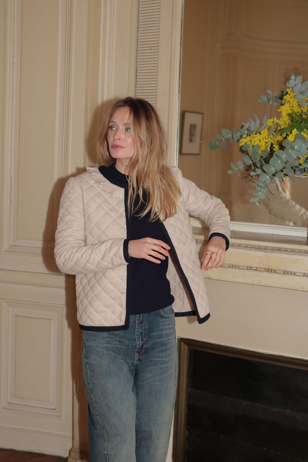 VESTE LALIE | CRÈME