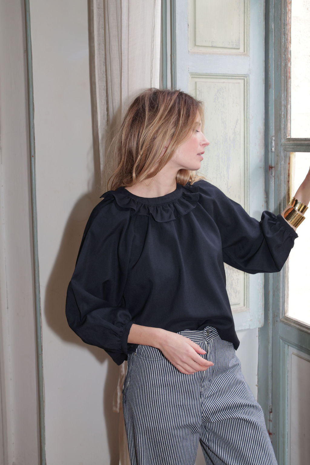 BLOUSE CÉLESTE | BLEU NUIT