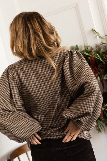 BLOUSE TERENCE | MINI TARTAN
