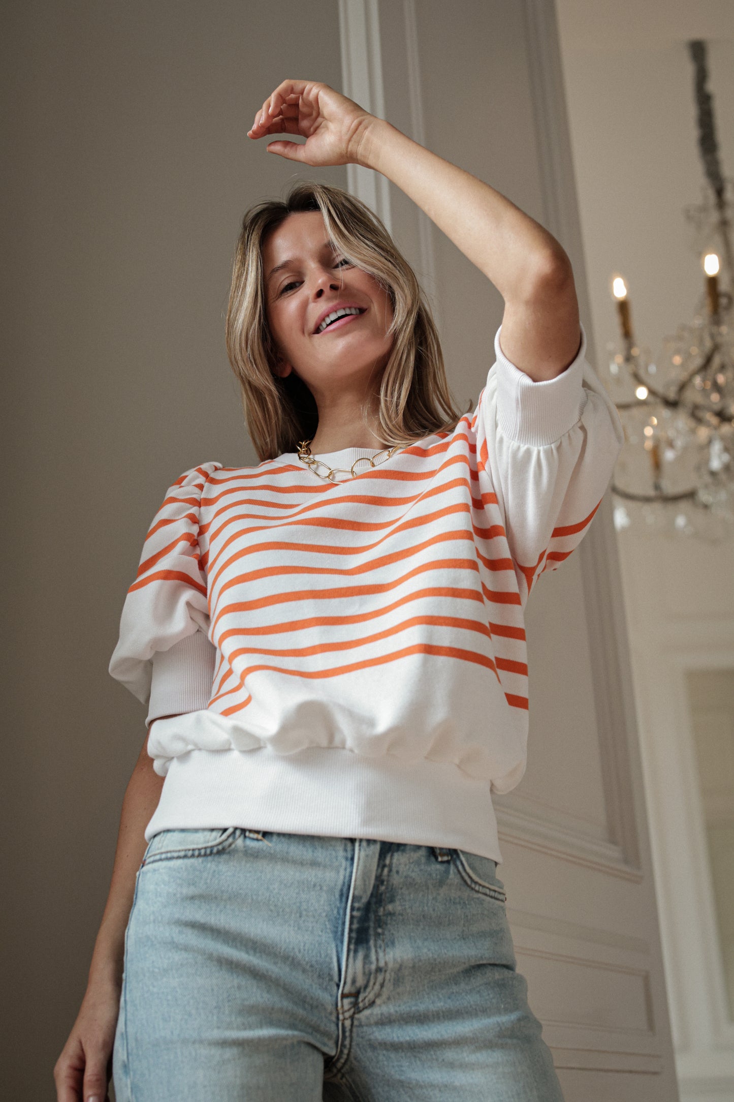 SWEAT VALERAN | MANDARINE