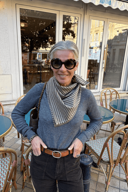 FOULARD | MINI TARTAN CHOCO