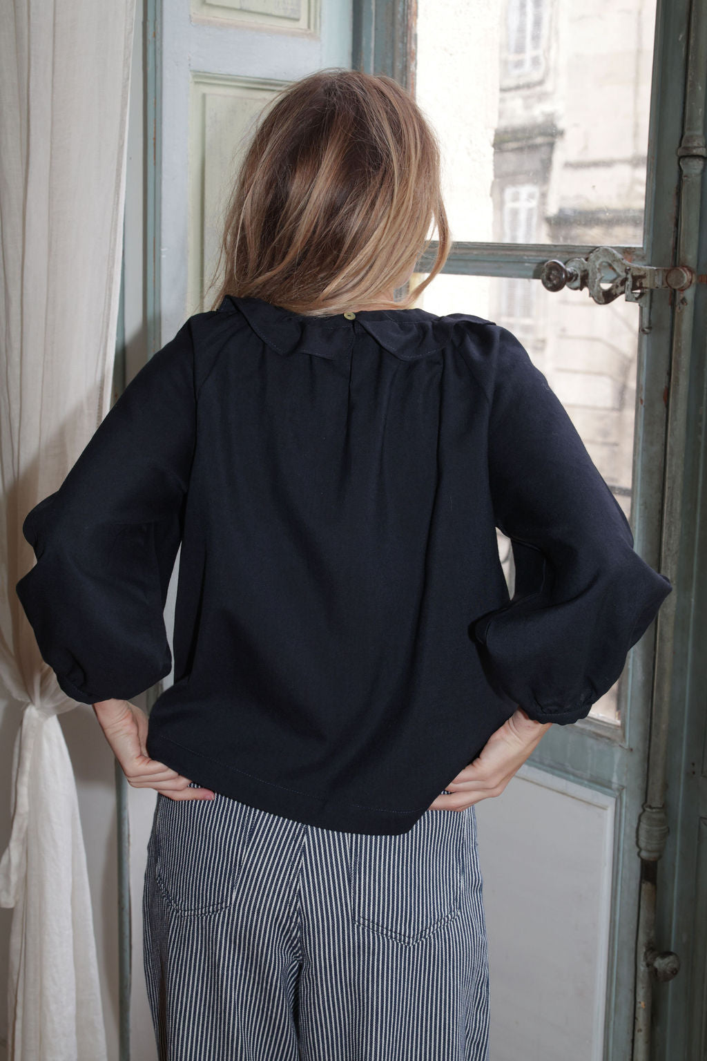 BLOUSE CÉLESTE | BLEU NUIT